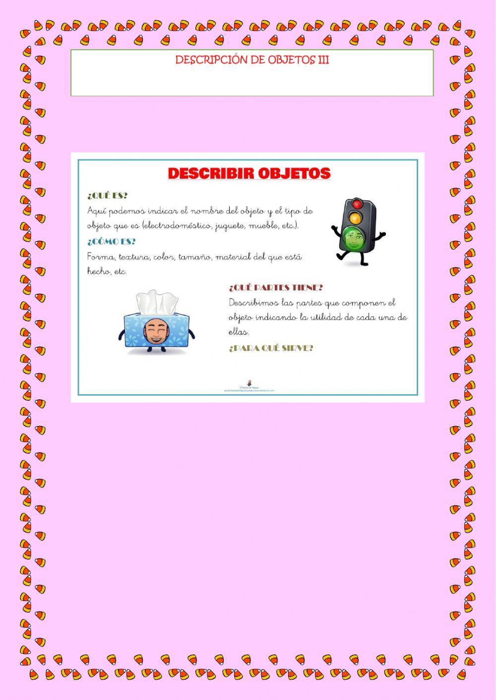 Descripción de objetos