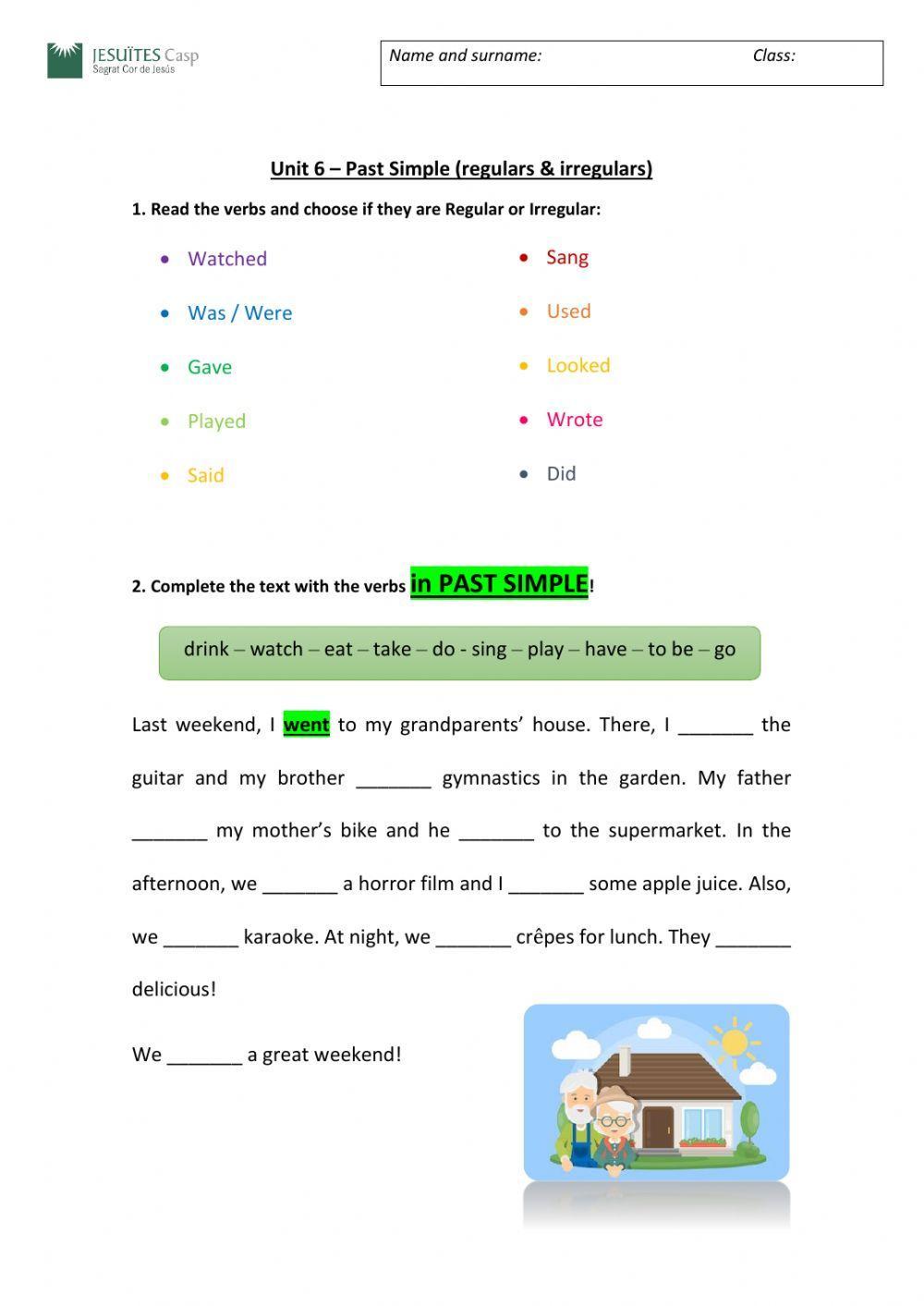 Unit 6 Regular - Irregular