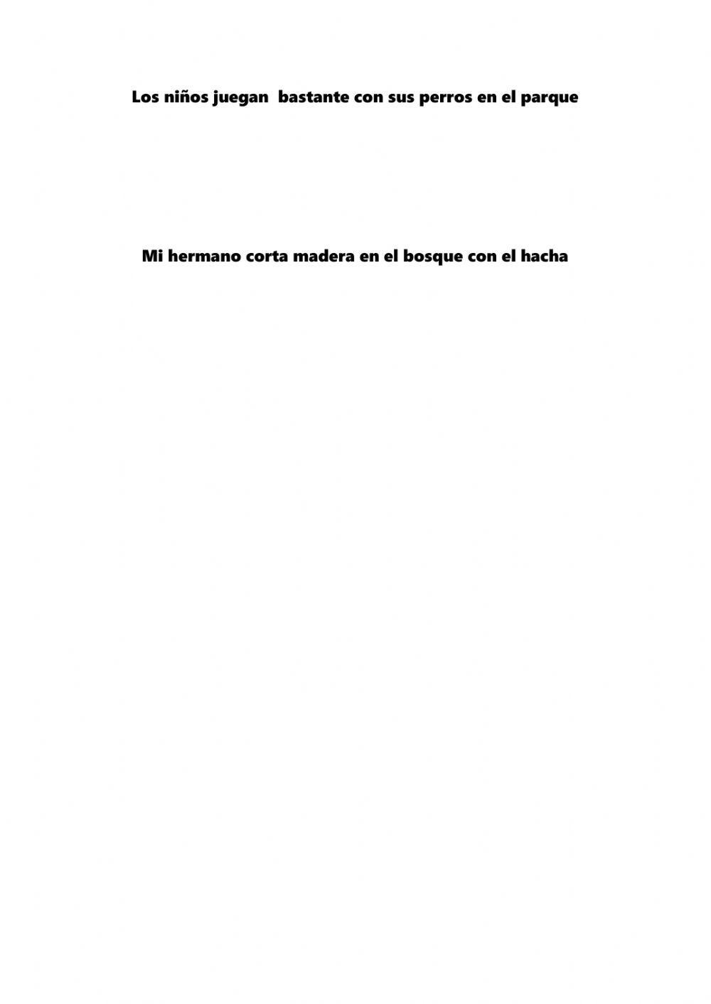 Análisis Sintáctico - 6º EP