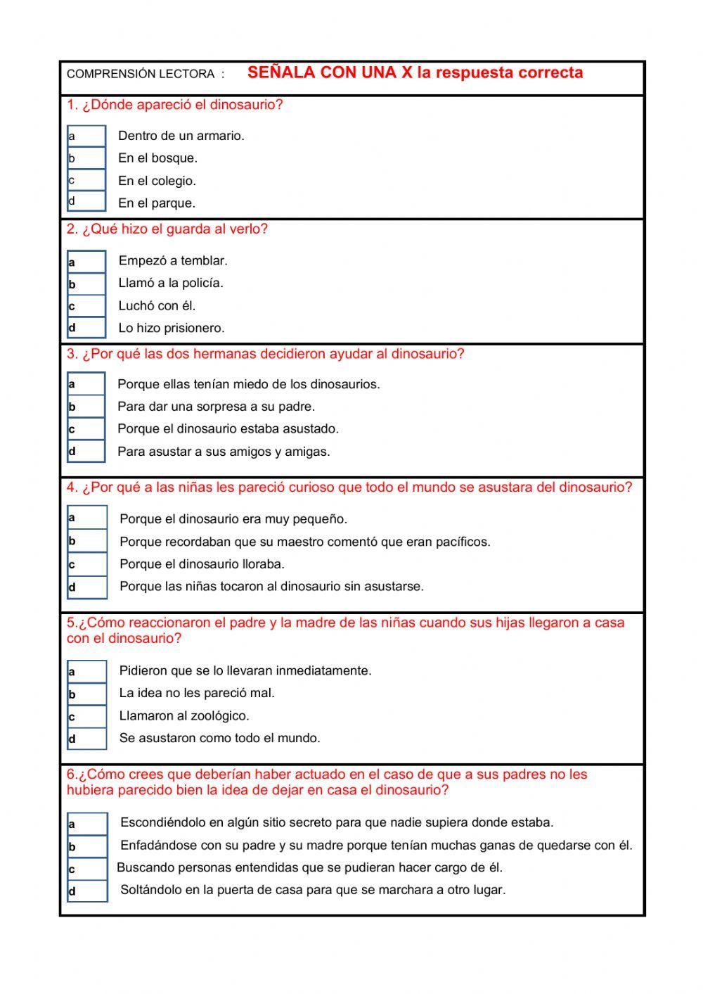 Lectura2º¡¡ cuidado, un dinosaurio!!