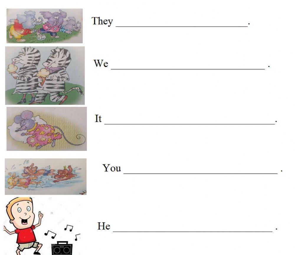 Present continuous tense