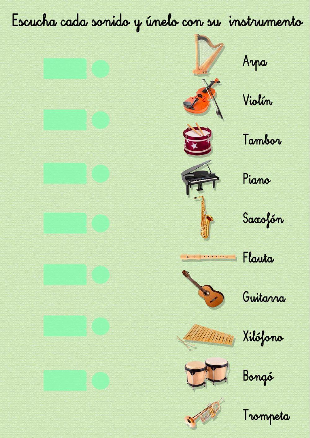 Reconoce instrumentos