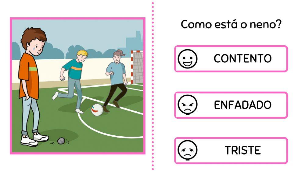 Recoñeces as emocións?