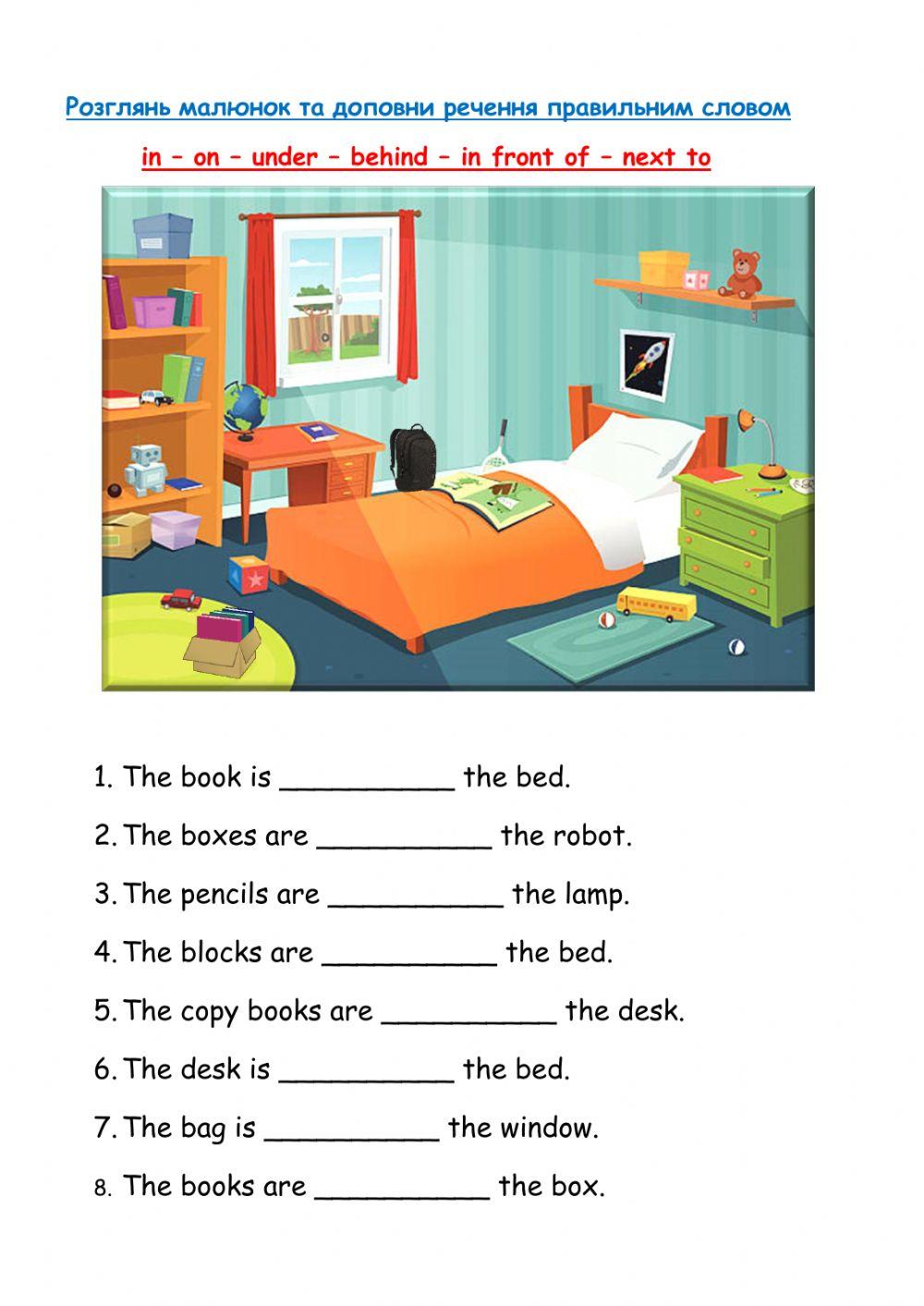 Prepositions of place