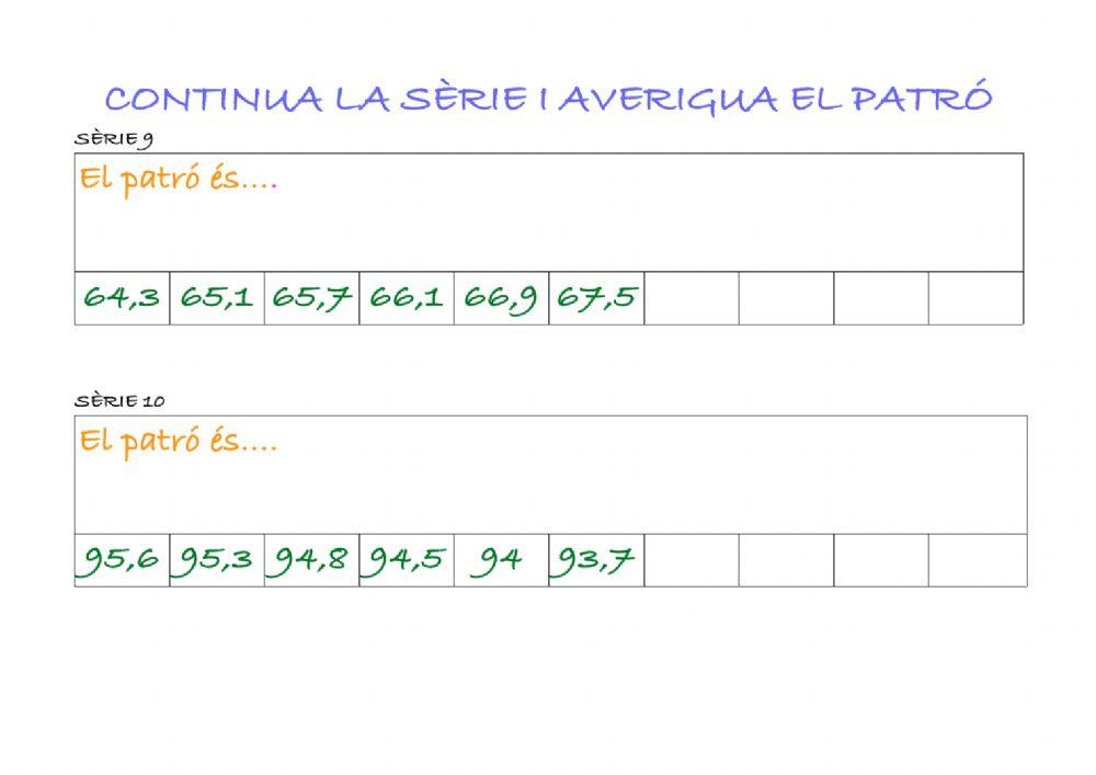 Sèries 9 i 10