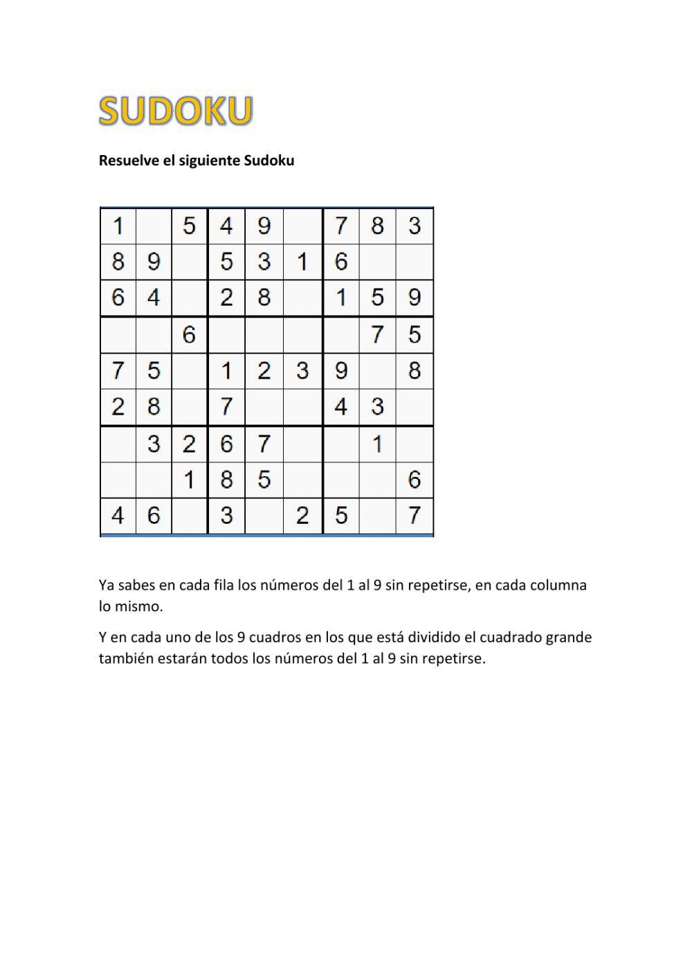 Sudoku 1