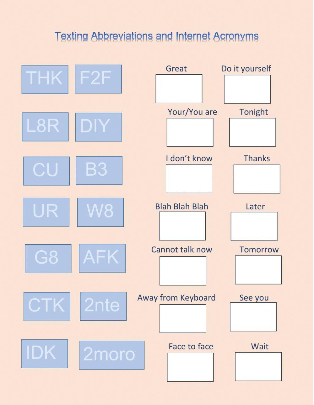 ELTPedia UIS on X: Swipe ➡️ Chat Abbreviations!!! 🥳 BRB