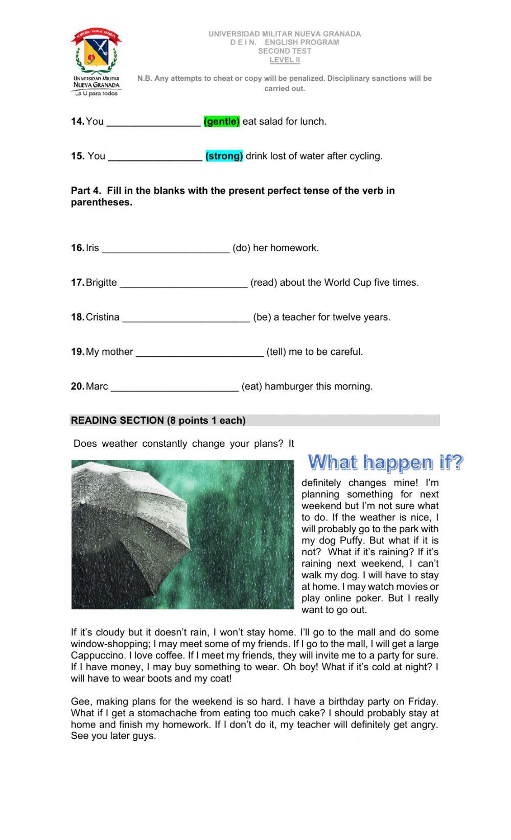 Second-Term Exam-Level-II