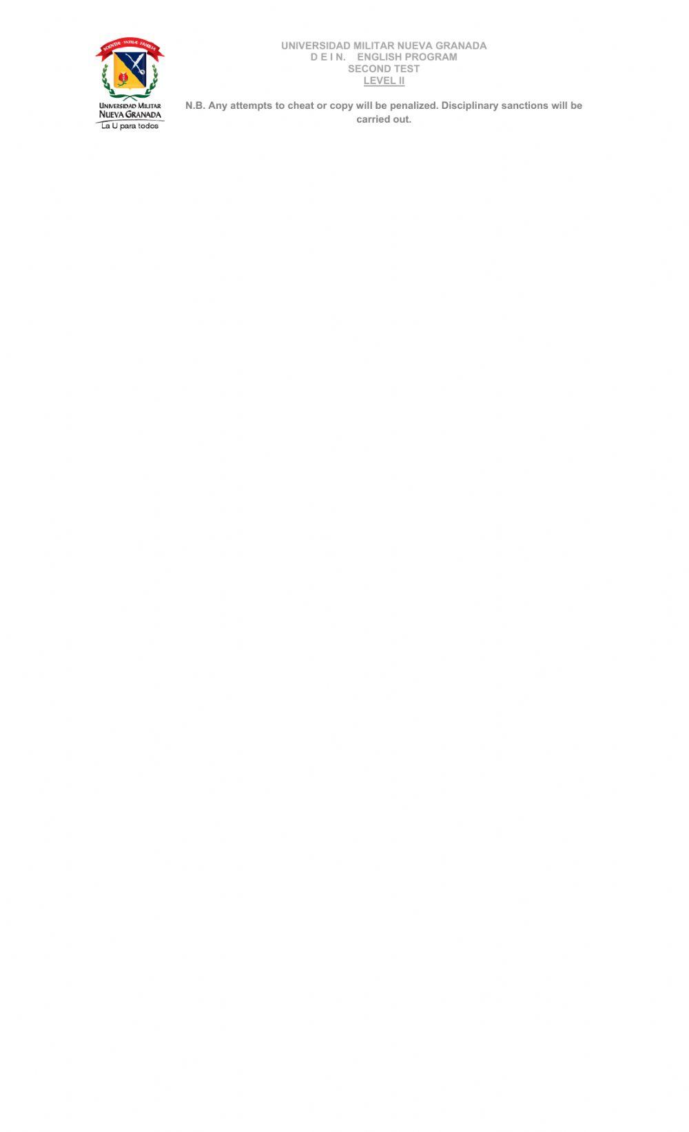 Second-Term Exam-Level-II