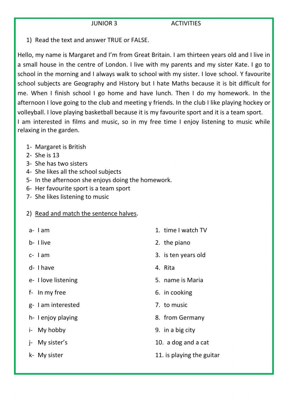 Personal information