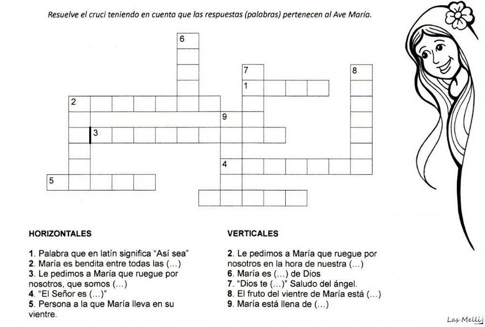 Avemaría - Crucigrama