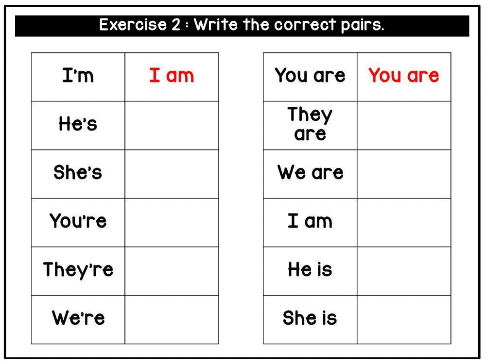 Personal Pronouns