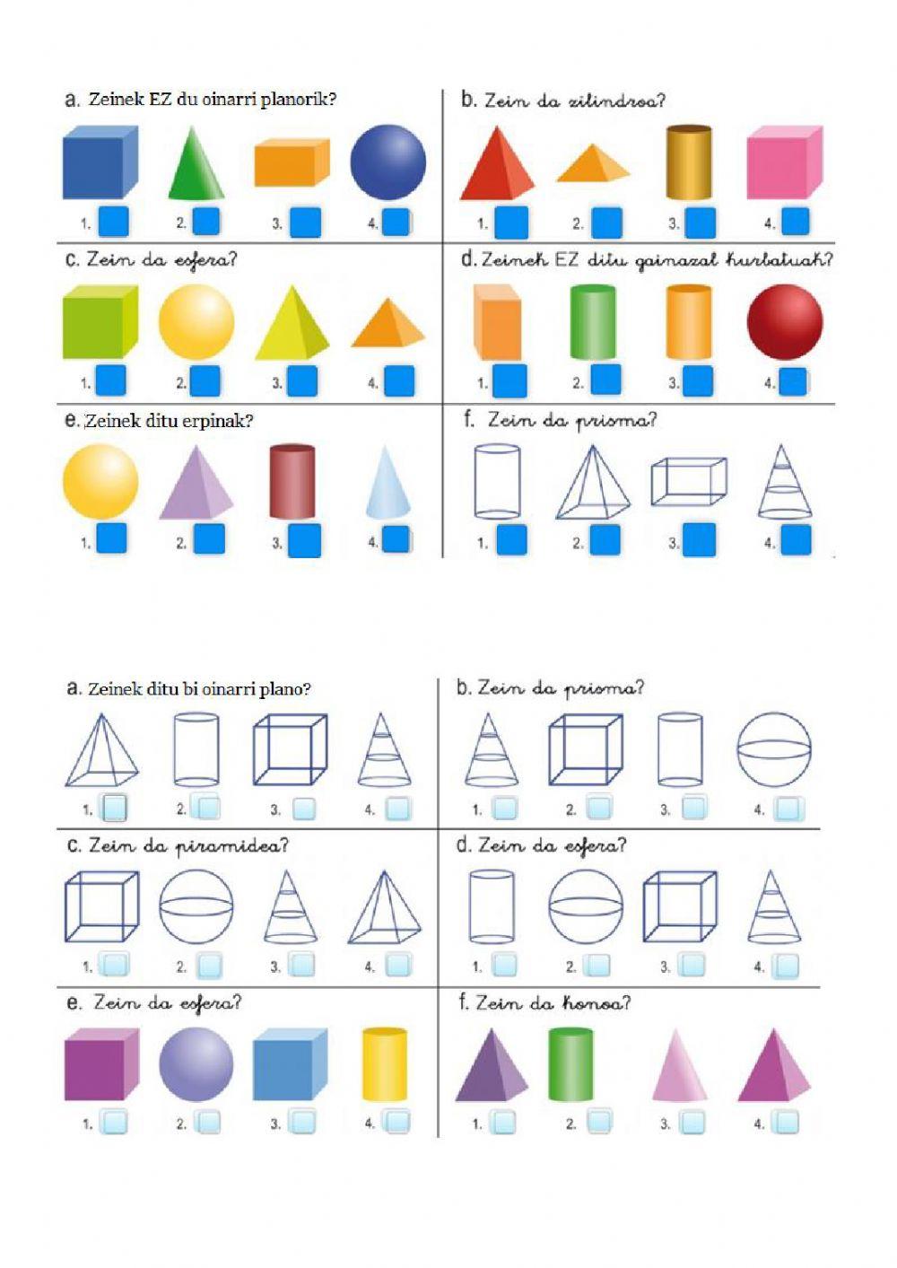 Gorputz geometrikoak (1)