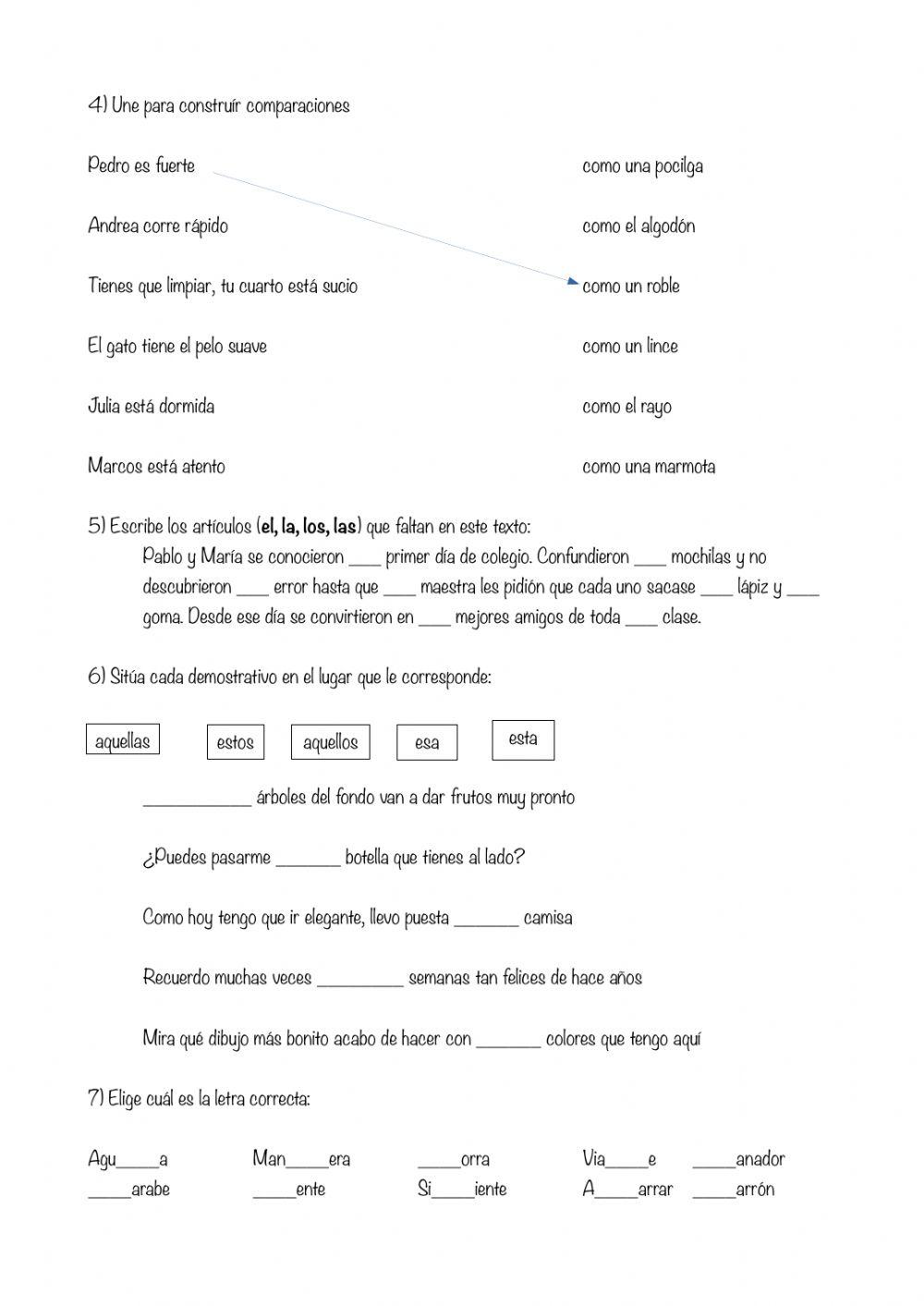 19-20-Repaso Lengua Castellana 5-8