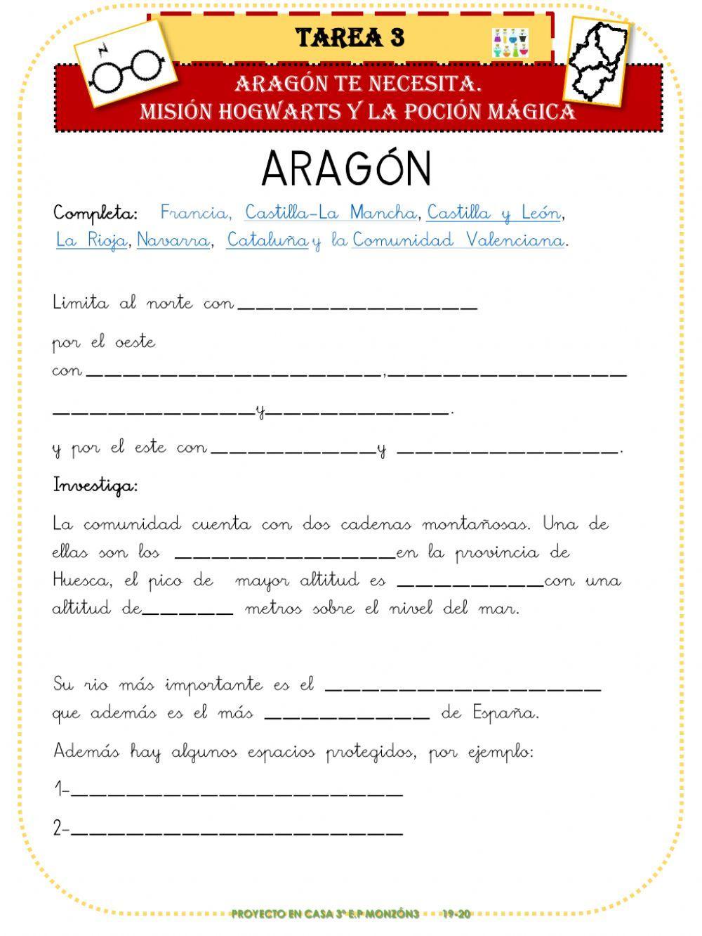 Situación geográfica Aragón