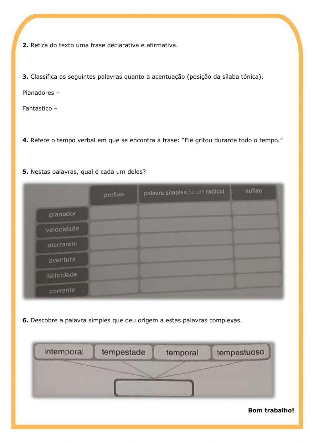 Revisões Português