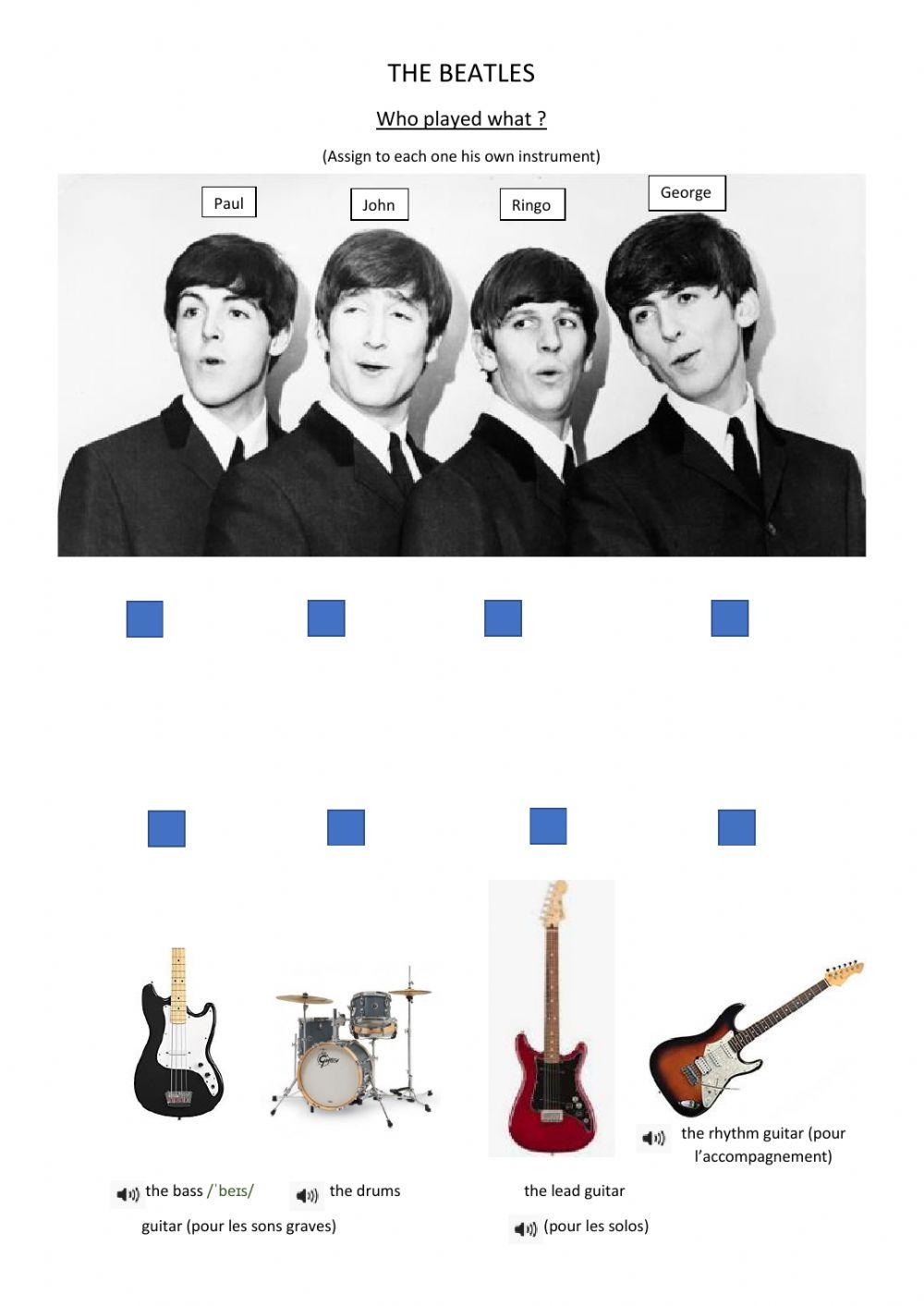 What Instrument Did Each of The Beatles Play?