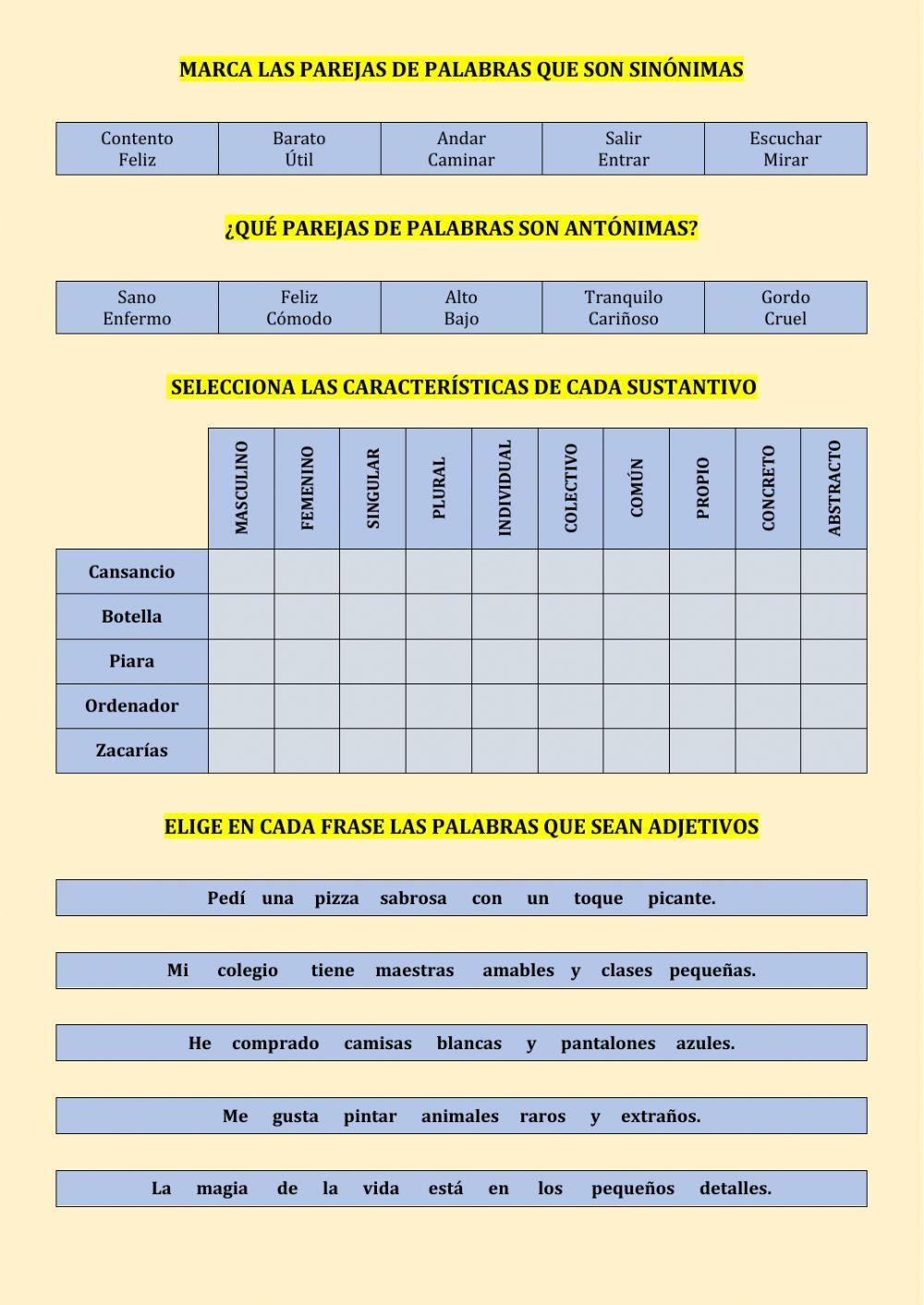 Demuestra lo aprendido - 6º