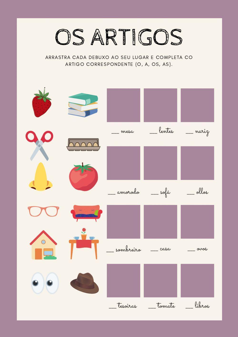 Os artigos Os artigos