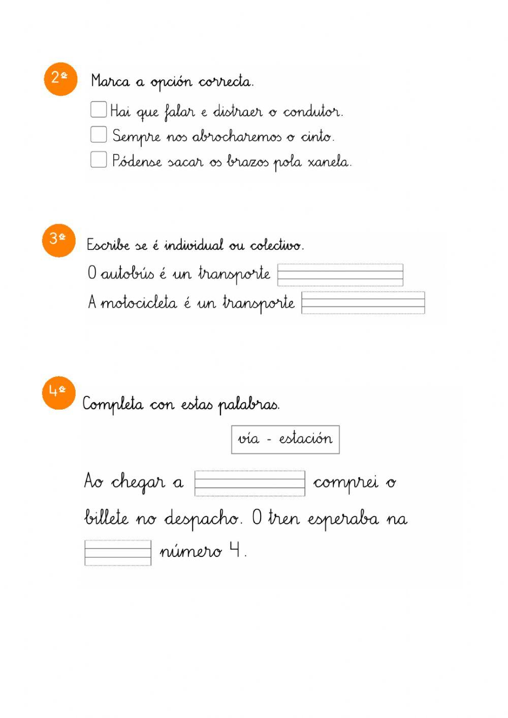 Os medios de transporte (II)