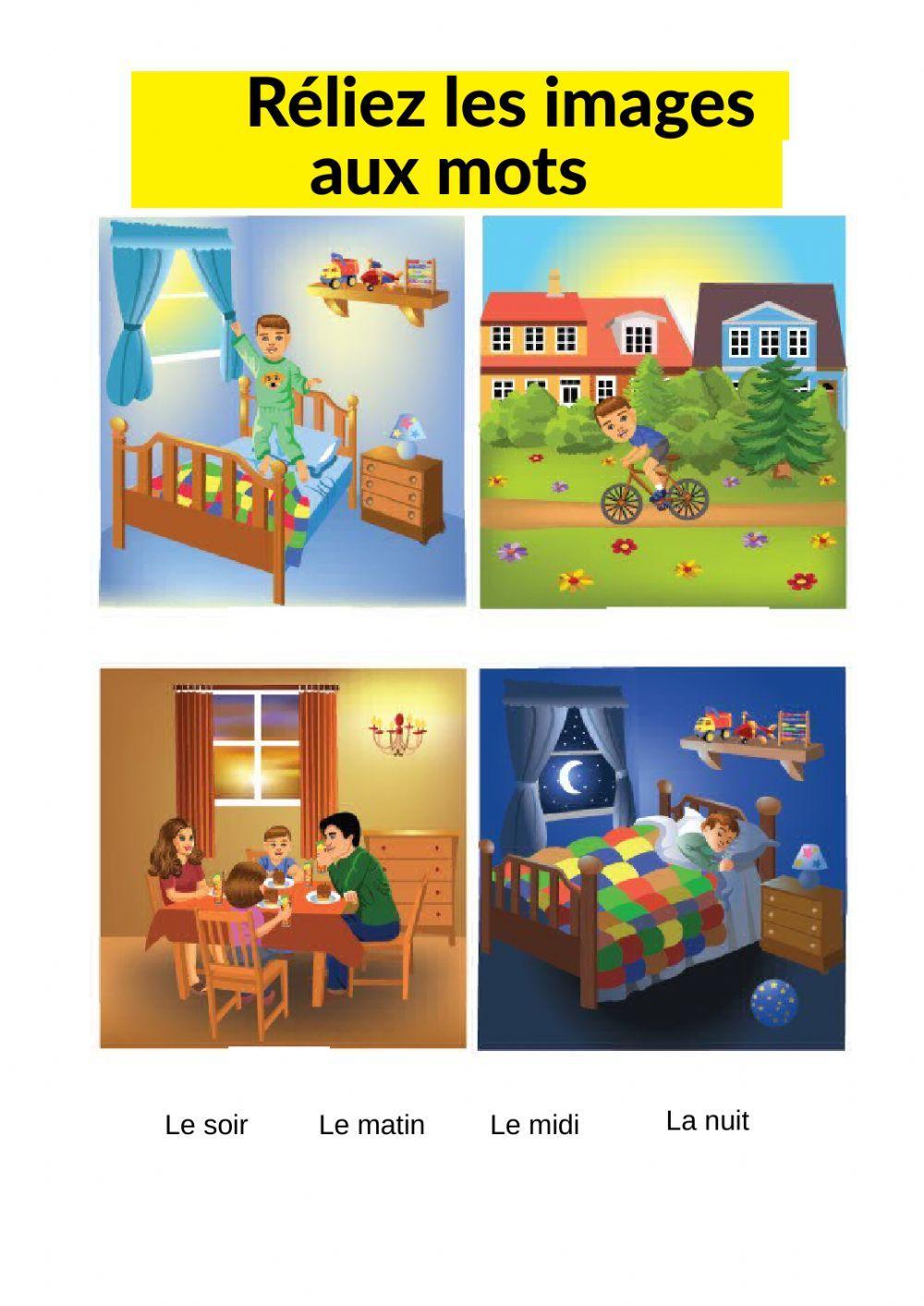 Les moments de la journée