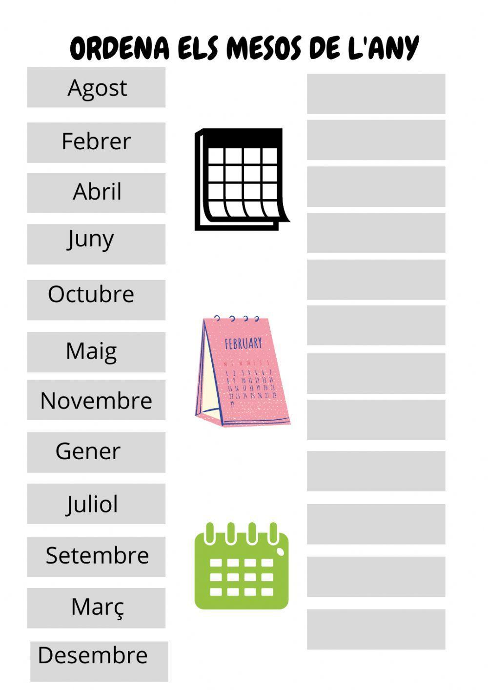 Mesos de l'any Mesos de l'any
