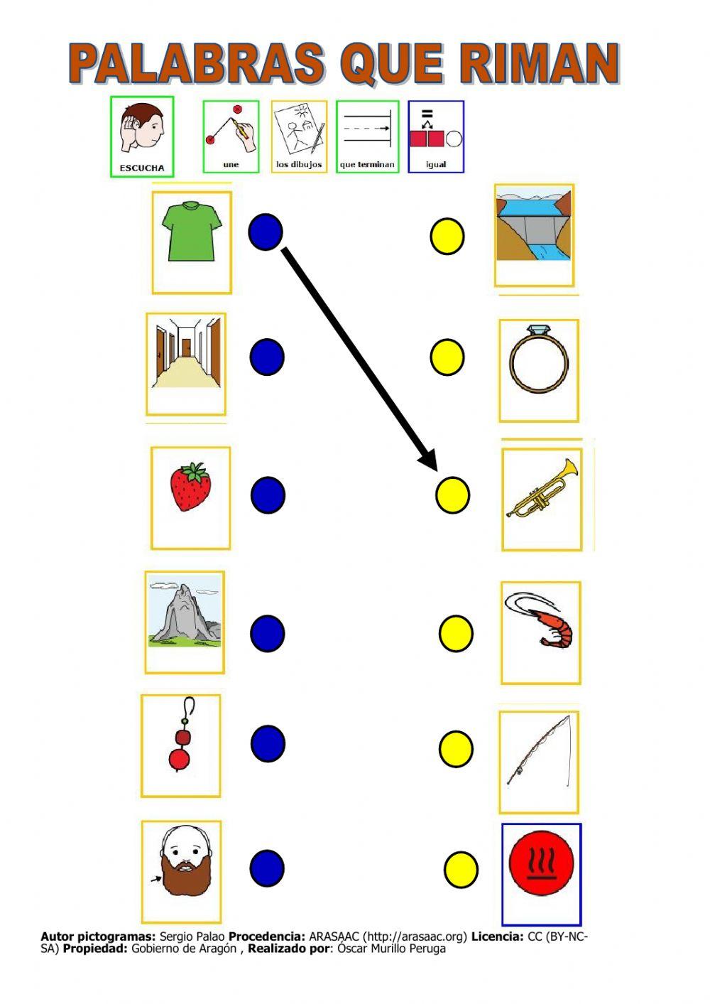 Discriminación auditiva:rimas