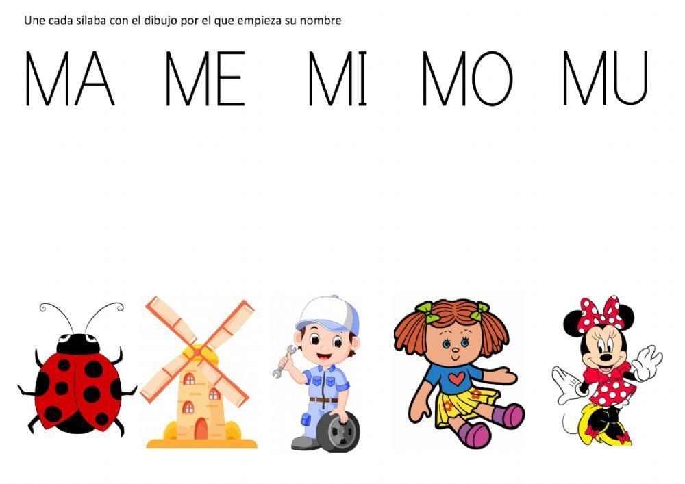 Las sílabas de la M