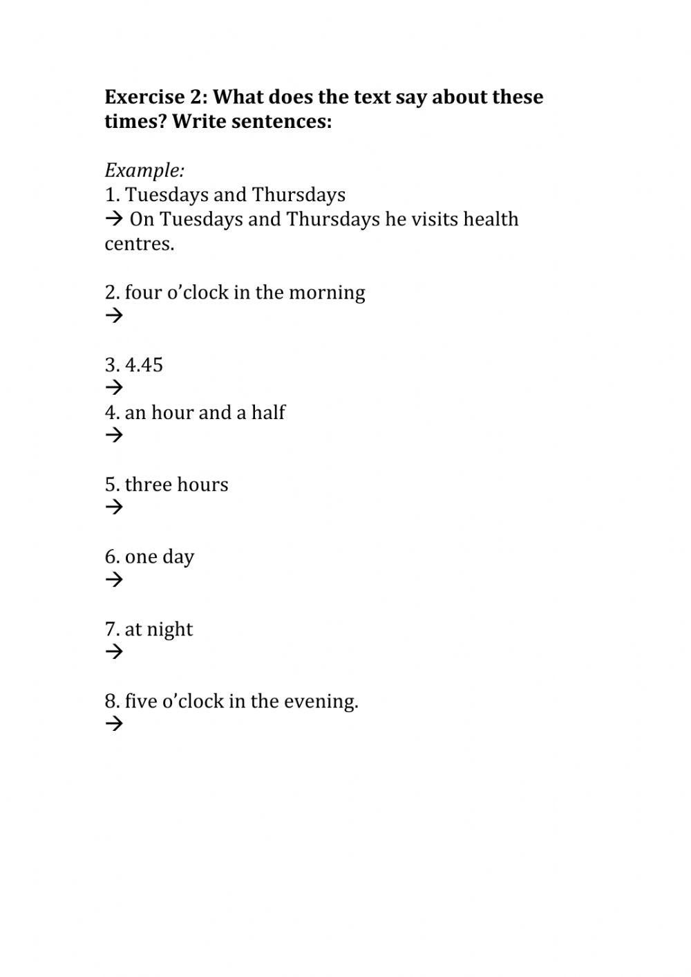 Daily routine and present simple he, she, it 5717422