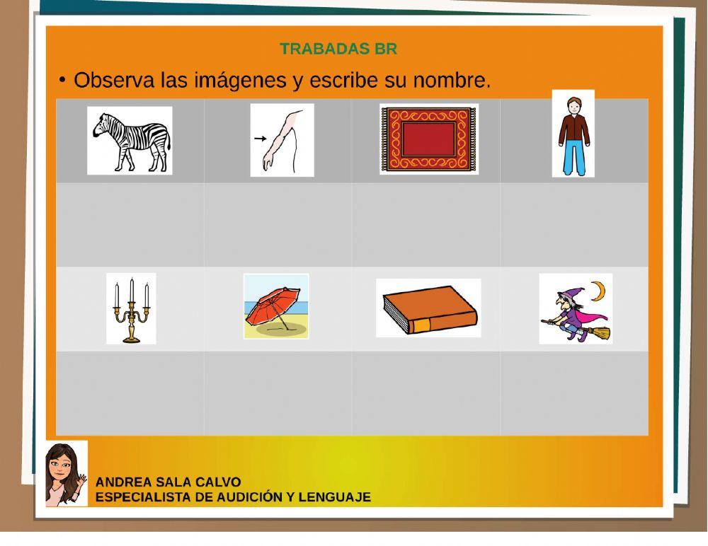 Sílabas trabadas br