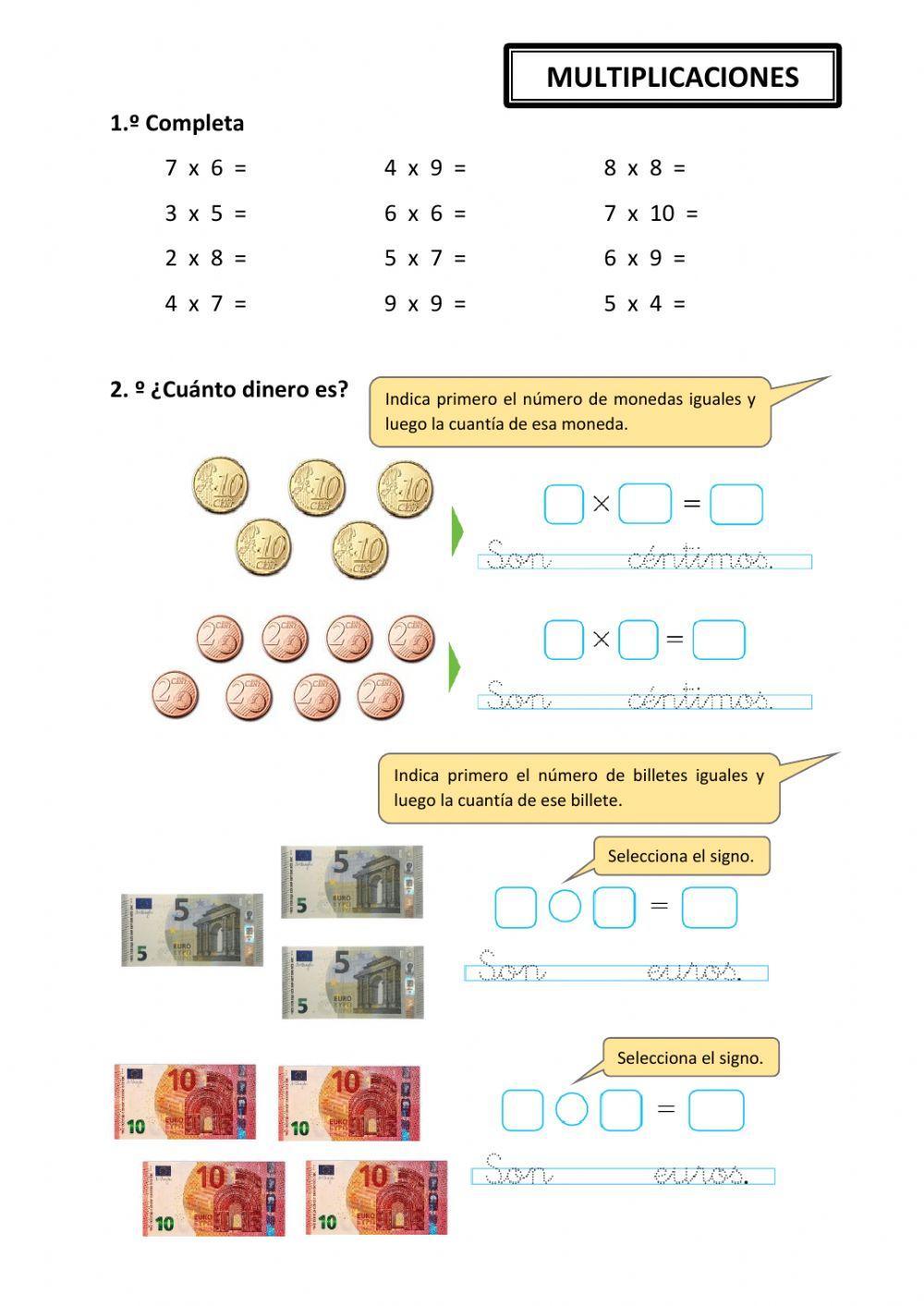 Multiplicaciones Multiplicaciones