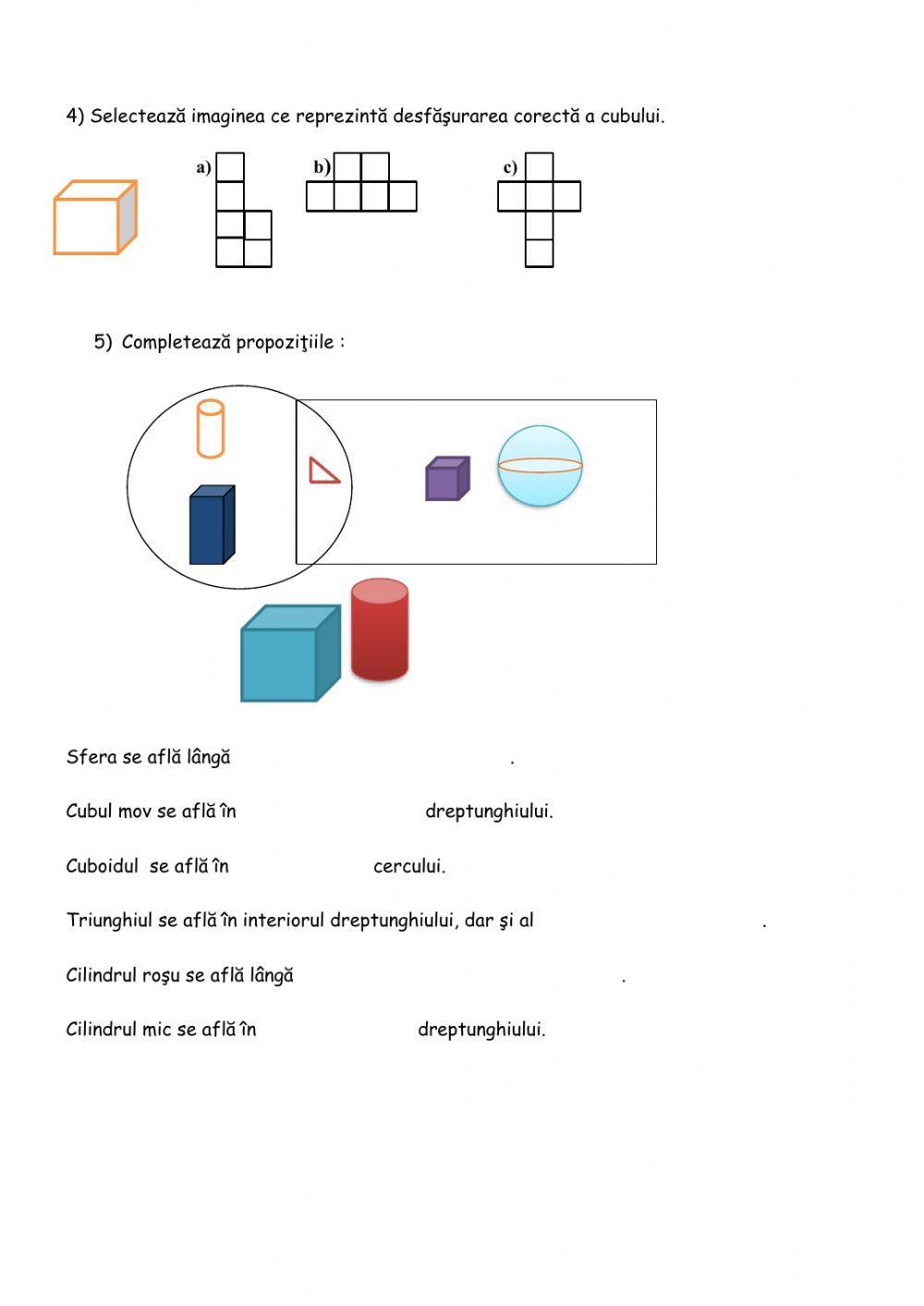 Figuri și corpuri geometrice