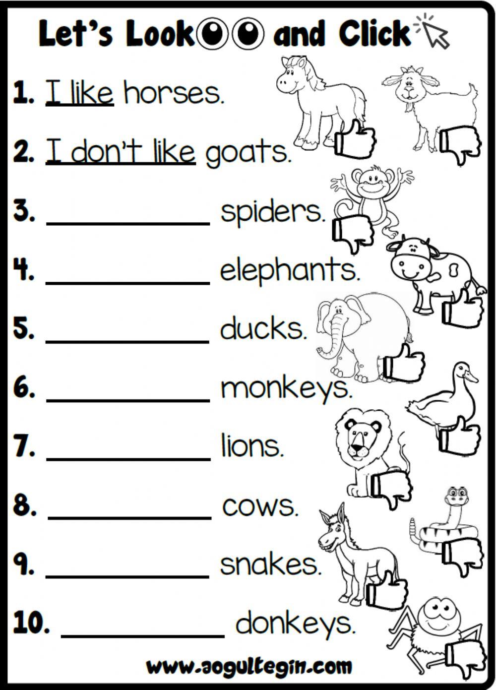 2.10. Animals - Let's Look and Click 2.10. Animals - Let's Look and Click