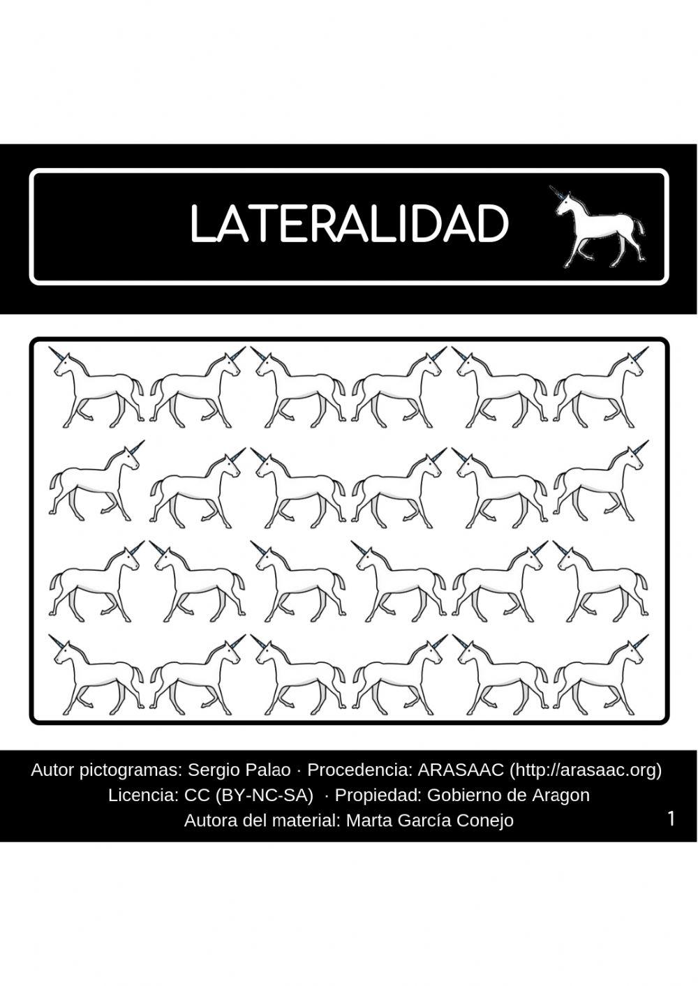 Lateralidad y atención - Unicornios