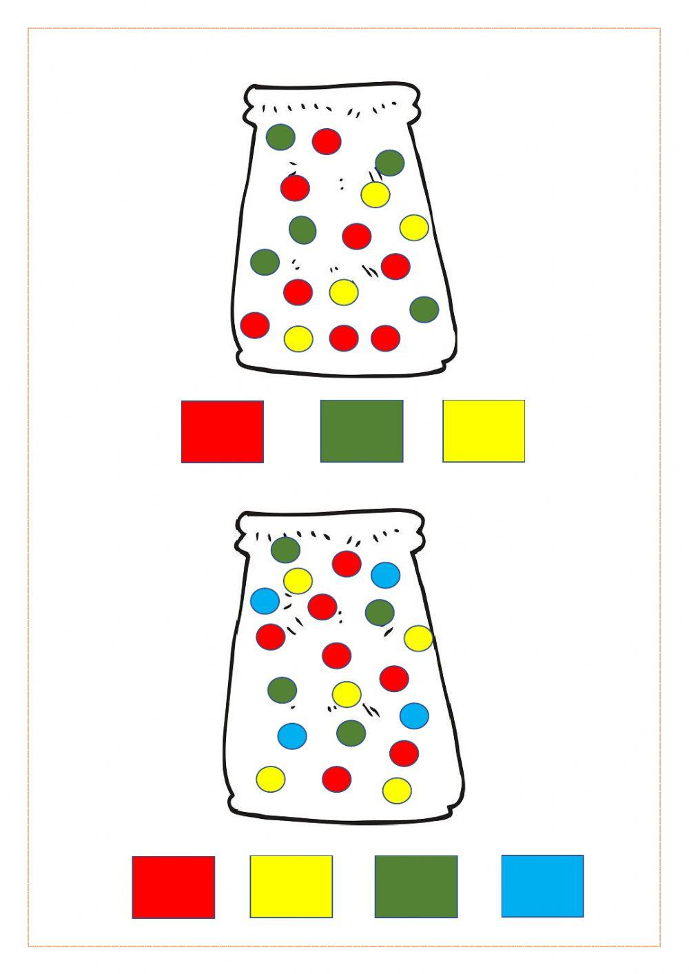 Contamos bolas de colores