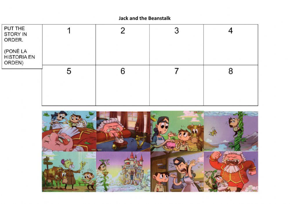 Jack and the Beanstalk - Put the story in order