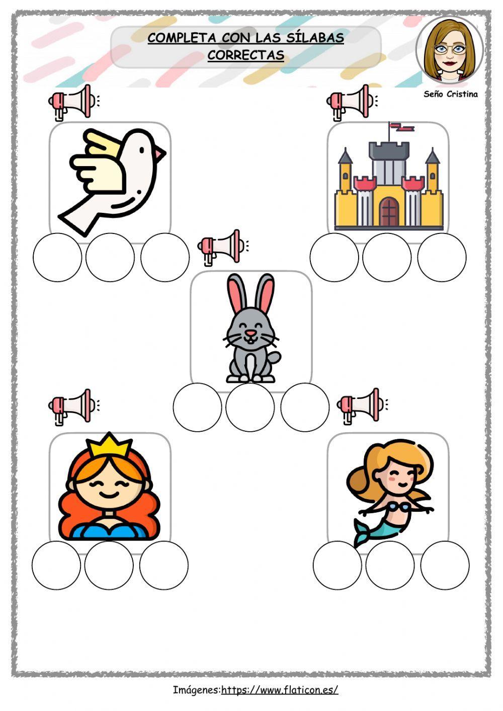 Lectoescritura con pinzas audio