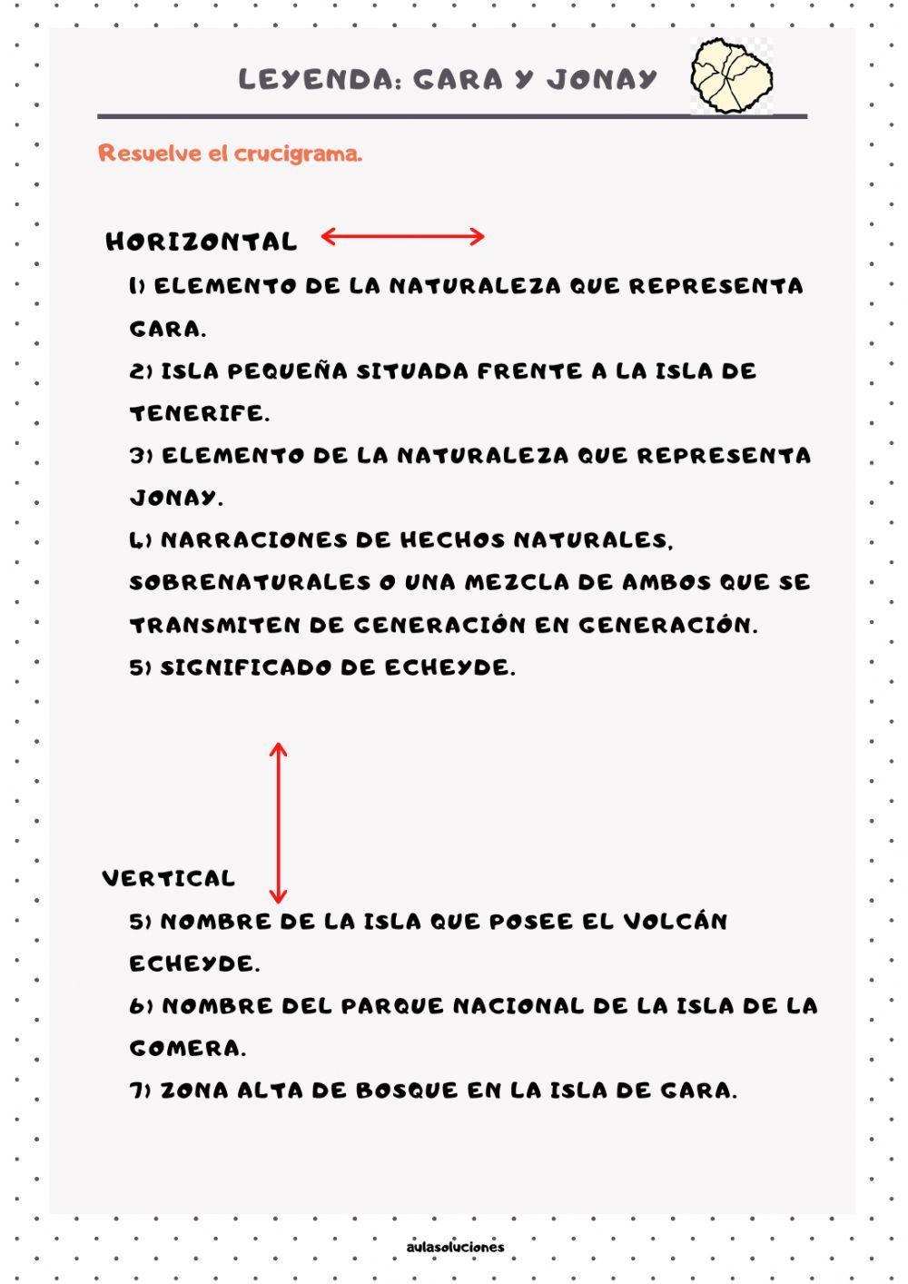 PROYECTO LEYENDAS. GARA Y JONAY