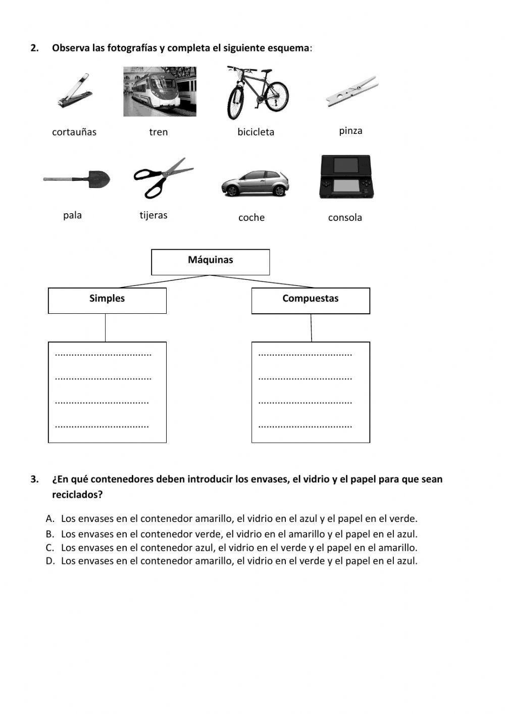 La materia y las máquinas