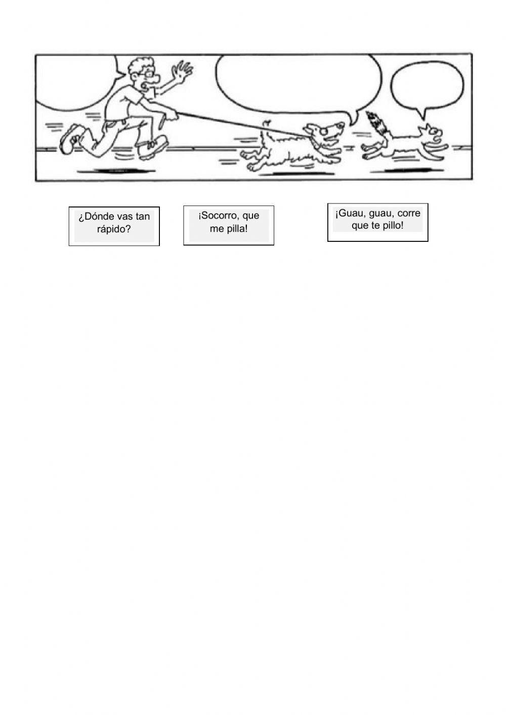 ¿qué dice?, ¿qué piensa?