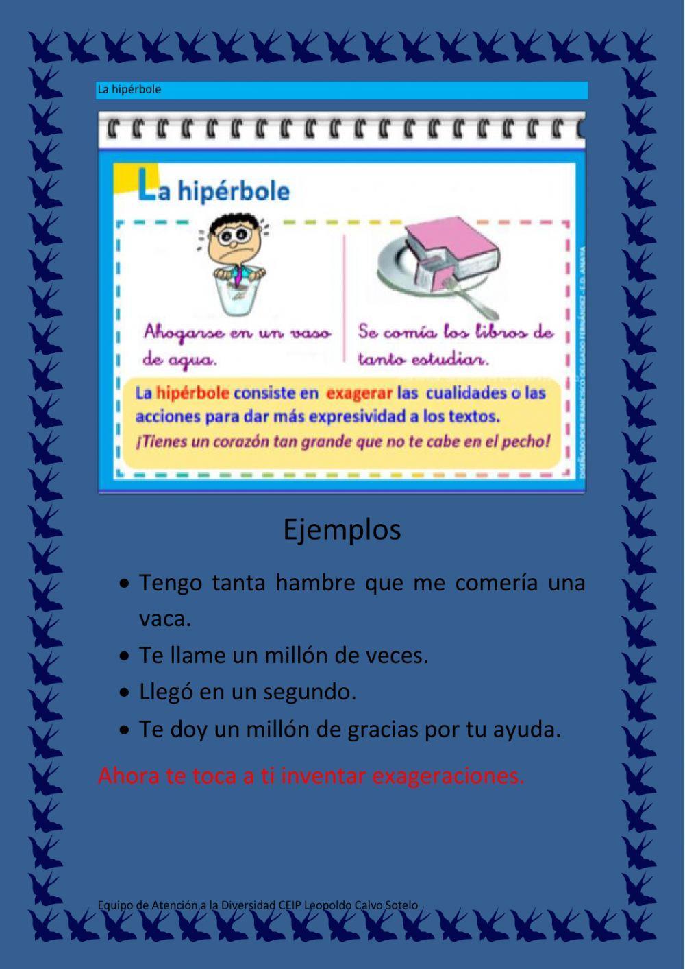 imágenes de hipérbole