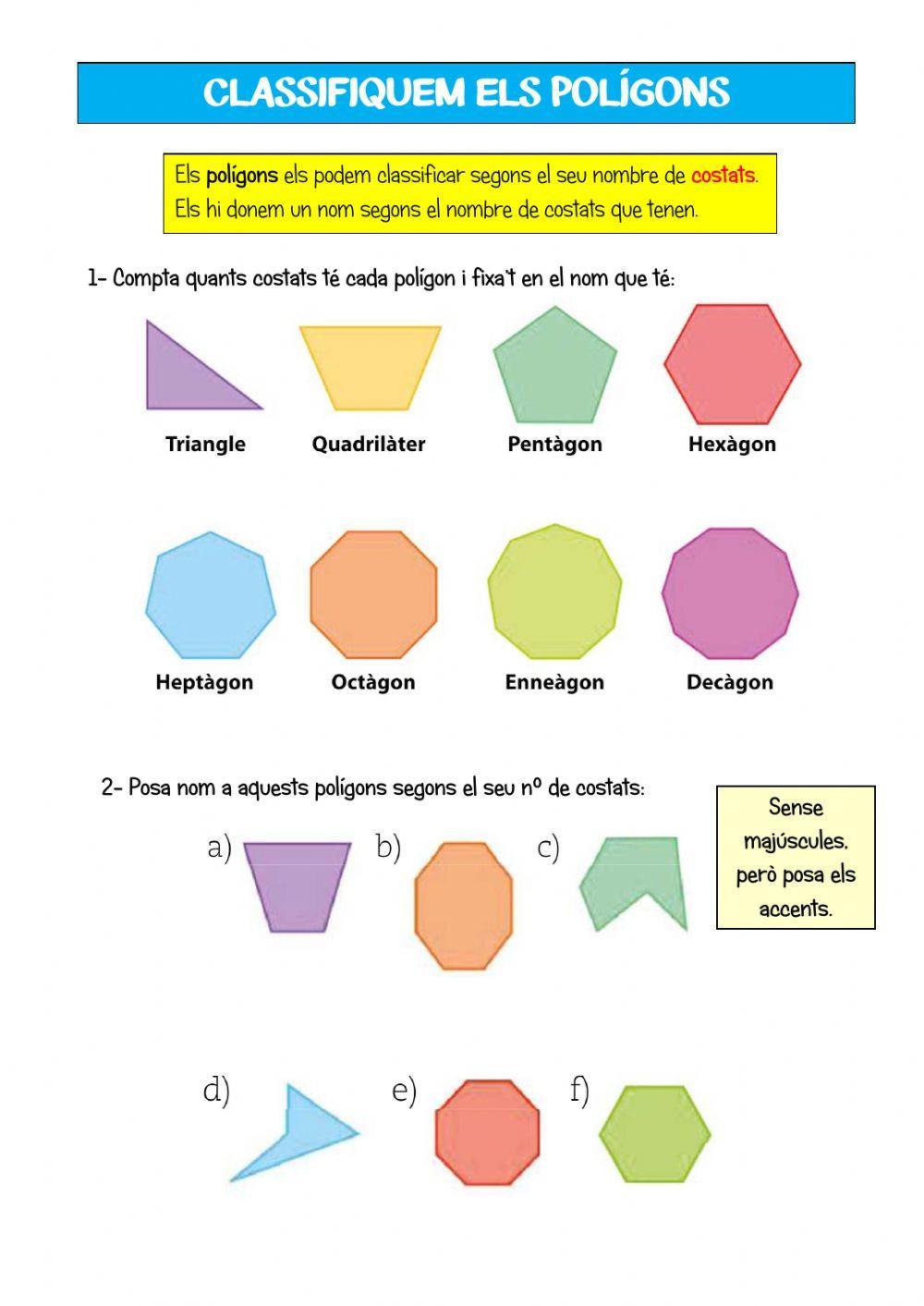 Polígons - Classificació