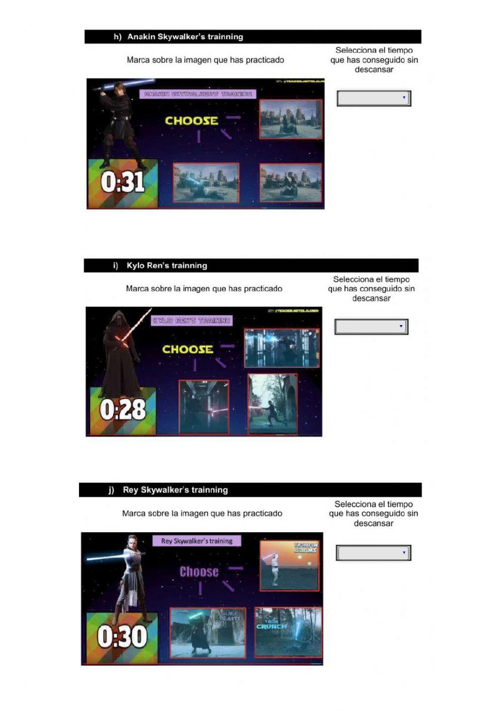 Nos ponemos en forma con Star Wars