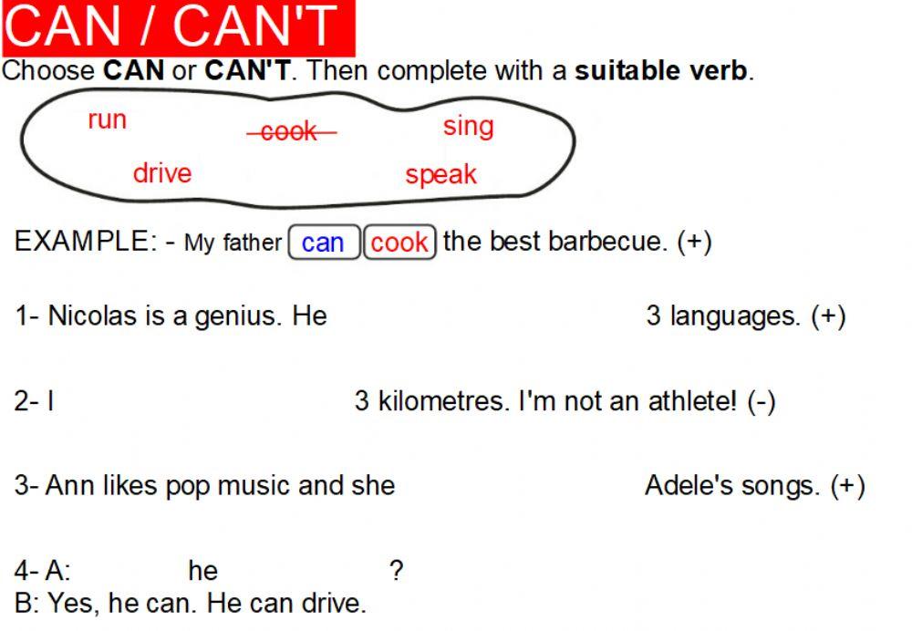 Can Can't Revision 1