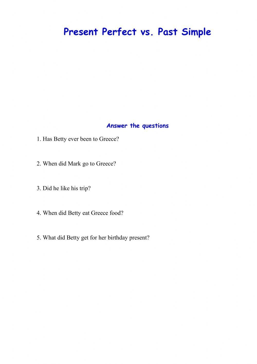 Present Perfect vs. Past Simple-video-Grammar Genious B-Unit 7