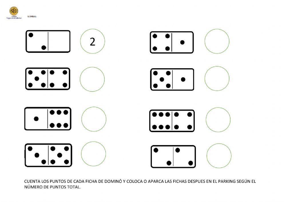 Parking fichas de dominó