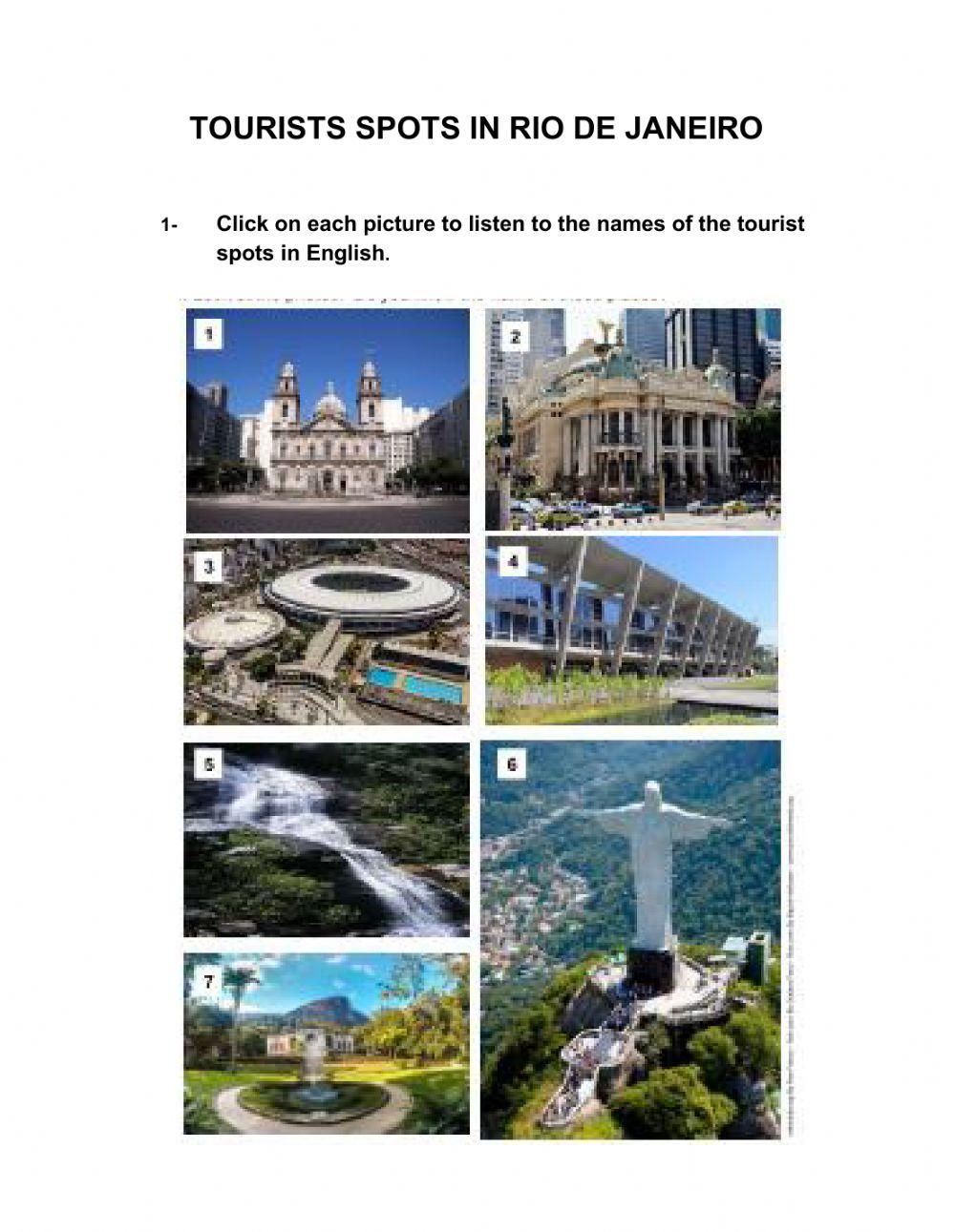 Tourist spots in Brazil