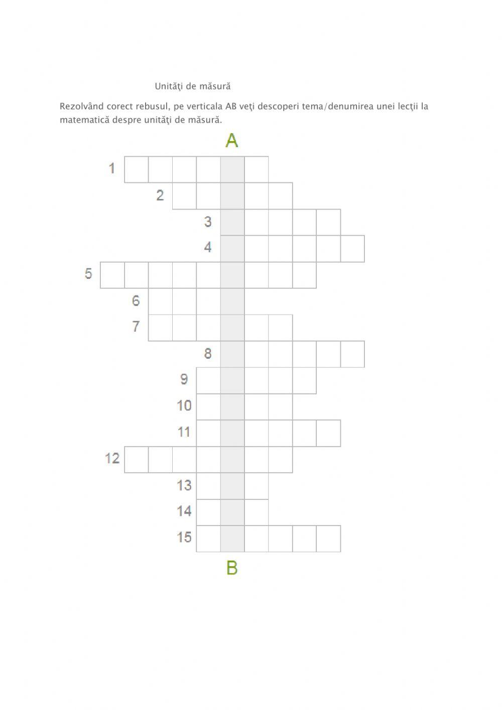 Unităţi de măsură