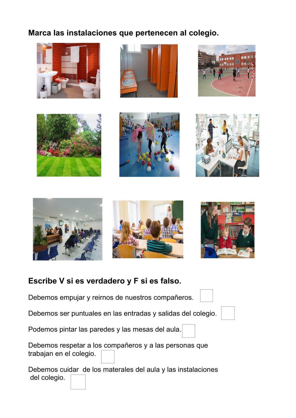 NORMAS Y FUNCIONAMIENTO EN EL COLEGIO