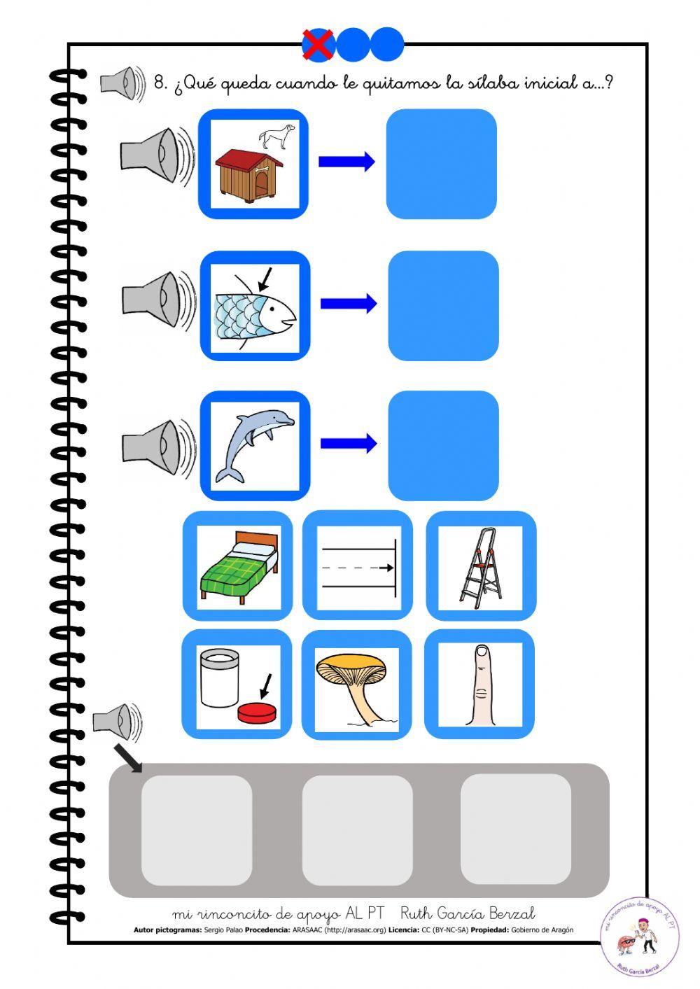 Eliminar sílaba inicial 8